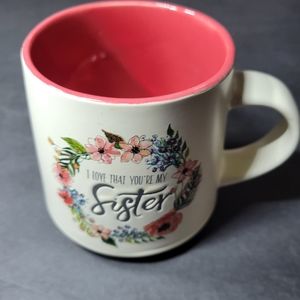 Perfect Sister Gift Christian Arts Stoneware Sister Scripture Coffee Mug Tea Cup